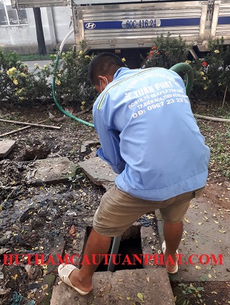 Hút hầm cầu Cụm CN Cầu Cảng Phước Đông
